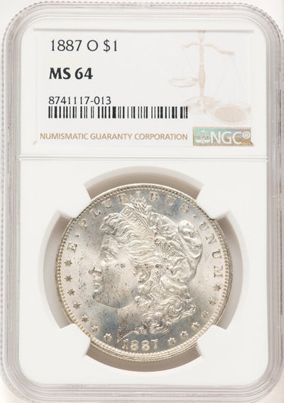 1887-O Morgan Dollar NGC MS64 (522479015)