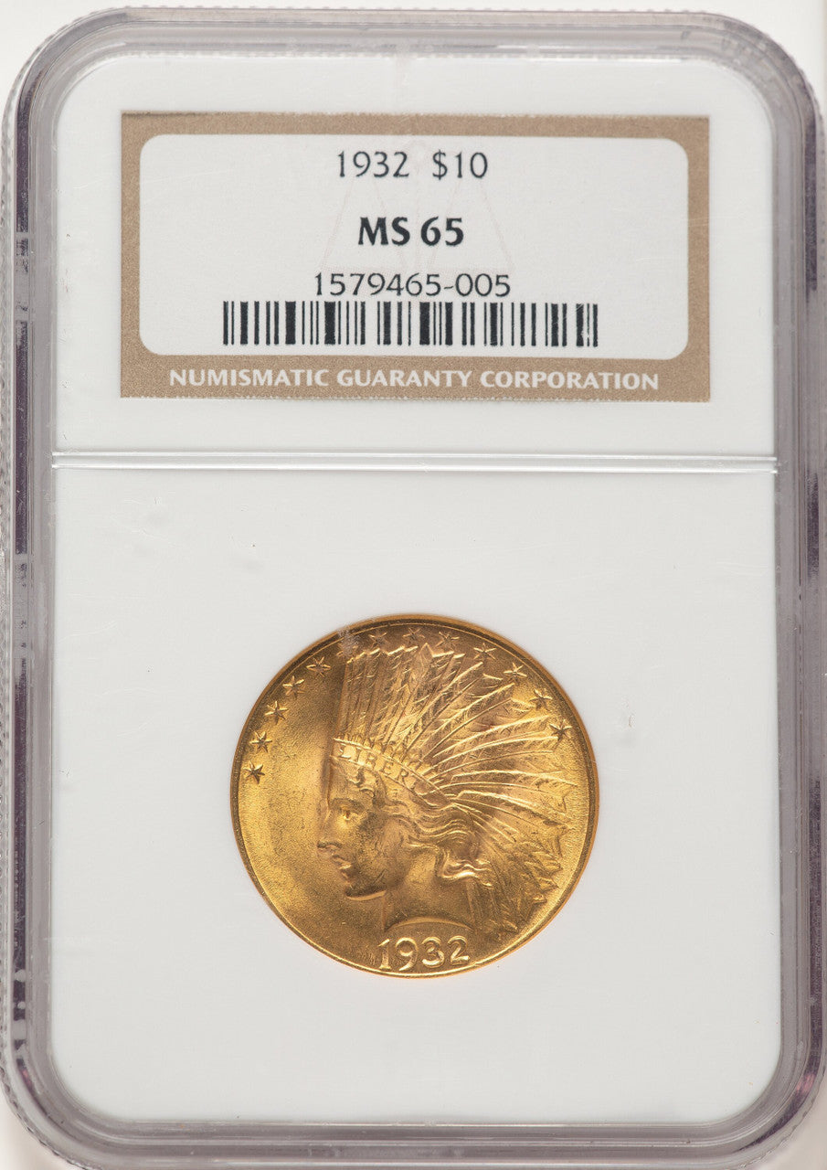 1932 $10 Indian Eagle NGC MS65