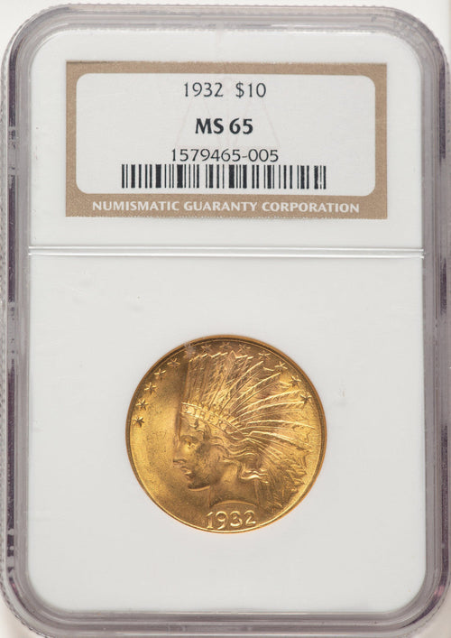 1932 $10 Indian Eagle NGC MS65