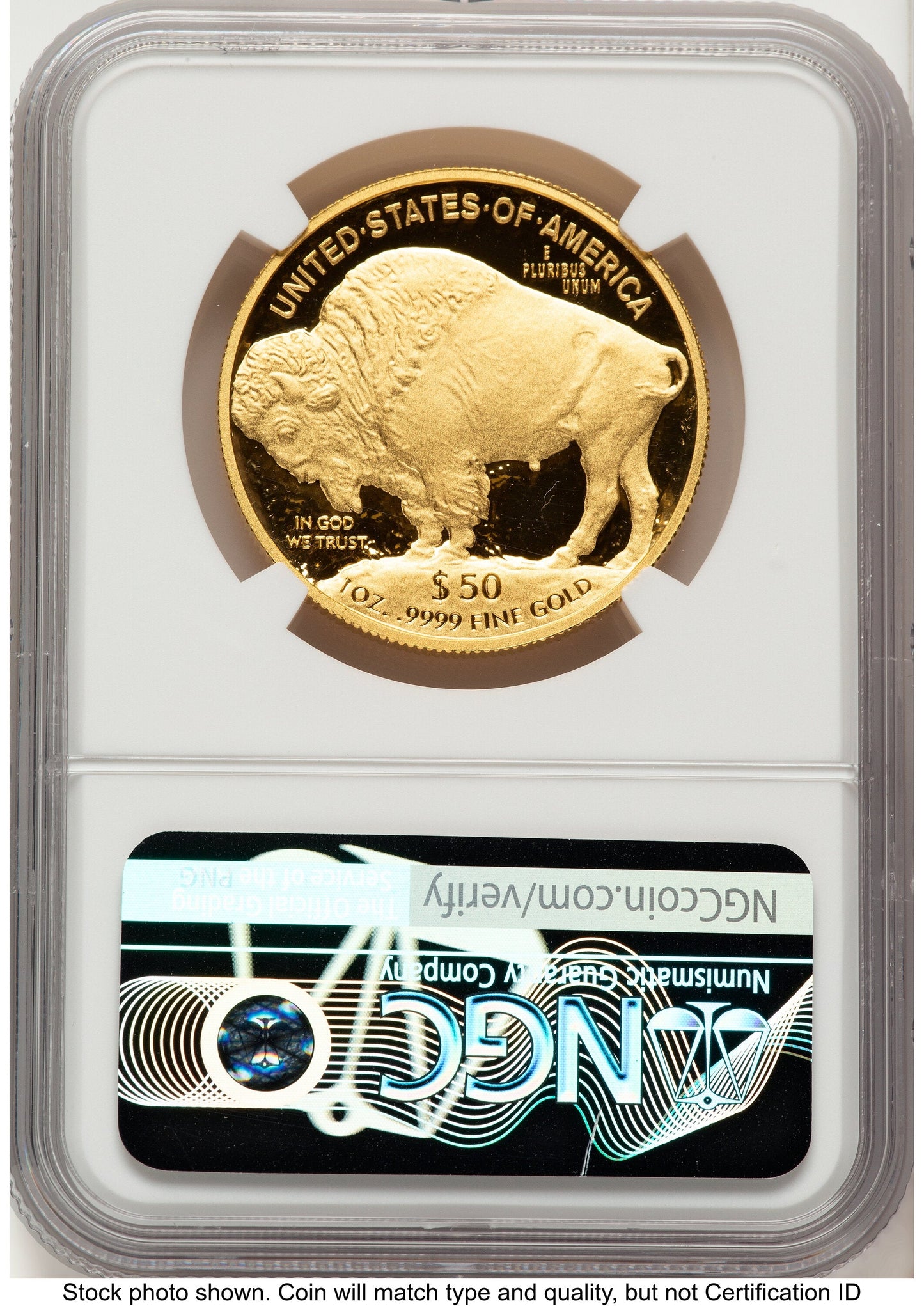 2010-W Proof Gold Buffalo 1 oz Brown Label NGC PF70