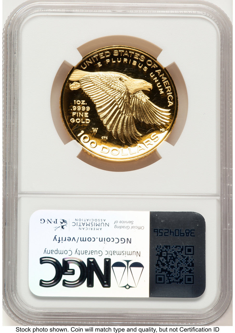 2017-W G$100 American Liberty High Relief Angela Buchanan NGC PF70