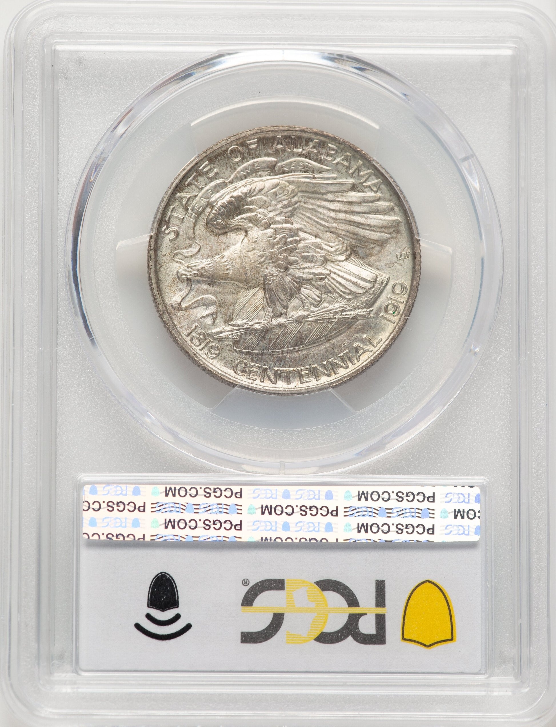 1921 50C Alabama 2X2 Commemorative Silver PCGS MS67
