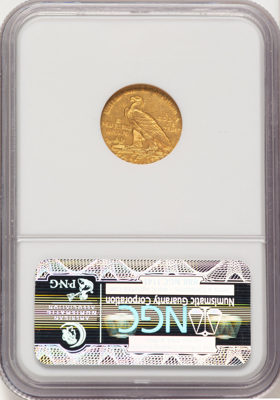 1910 $2.50 Indian Quarter Eagle NGC MS62 (522889001)