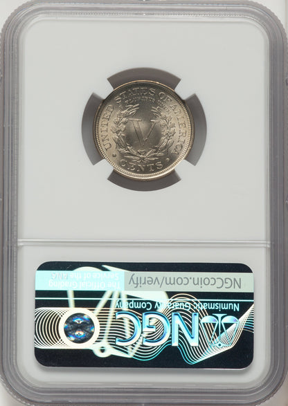 1902 5C Liberty Nickel NGC MS66