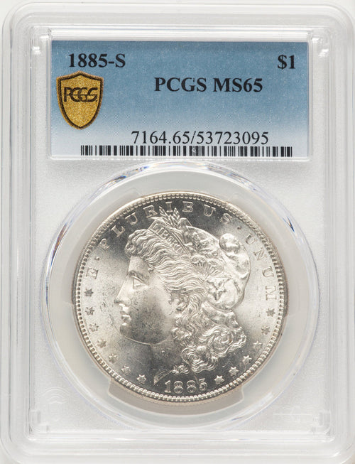 1885-S Morgan Dollar PCGS MS65