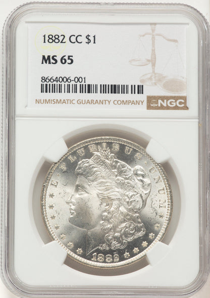 1882-CC Morgan Dollar NGC MS65