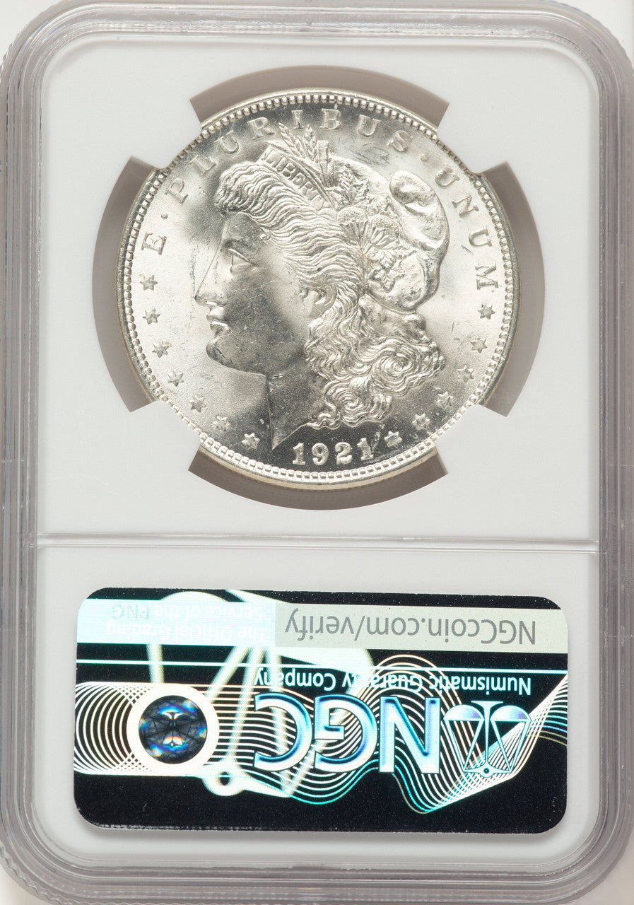 1921 Morgan Morgan Dollar NGC MS66