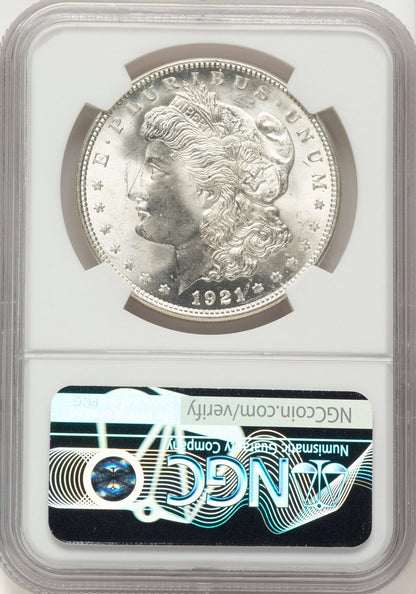 1921 Morgan Morgan Dollar NGC MS66