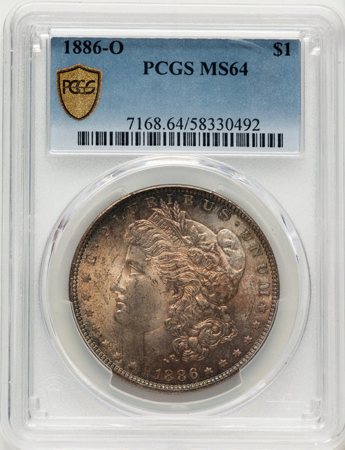 1886-O Morgan Dollar PCGS MS64