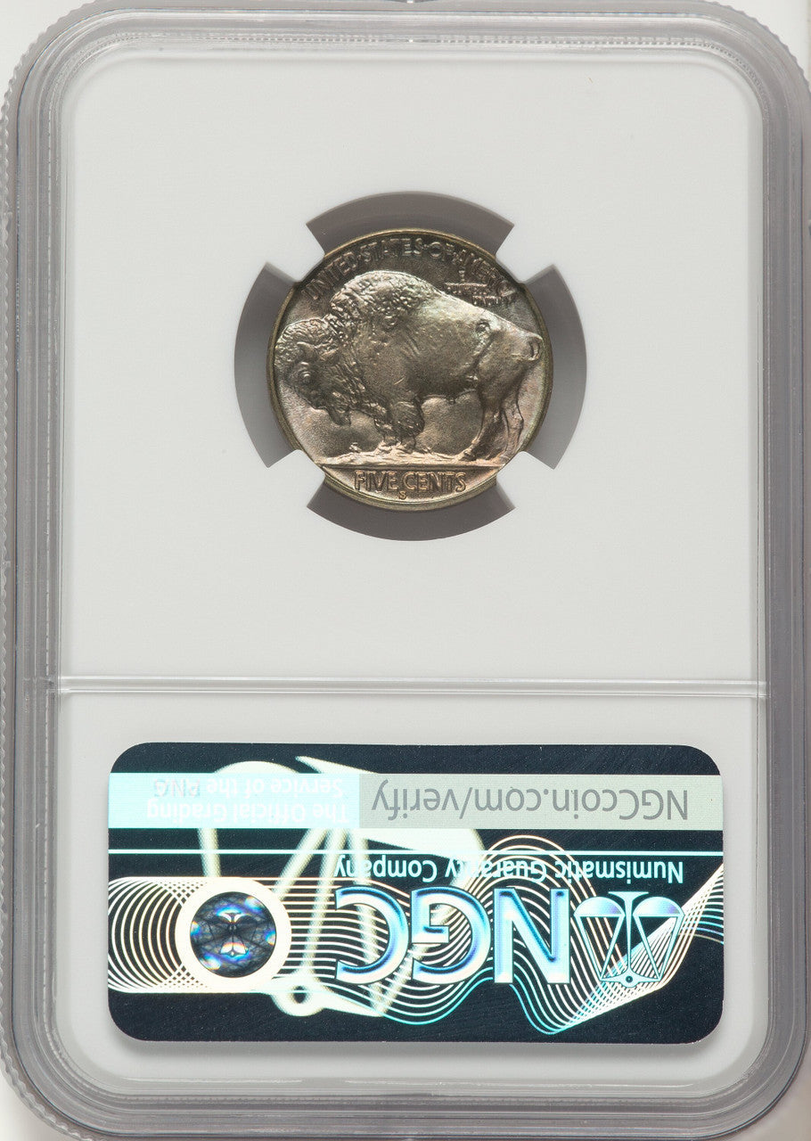 1937-S 5C Buffalo Nickel NGC MS67