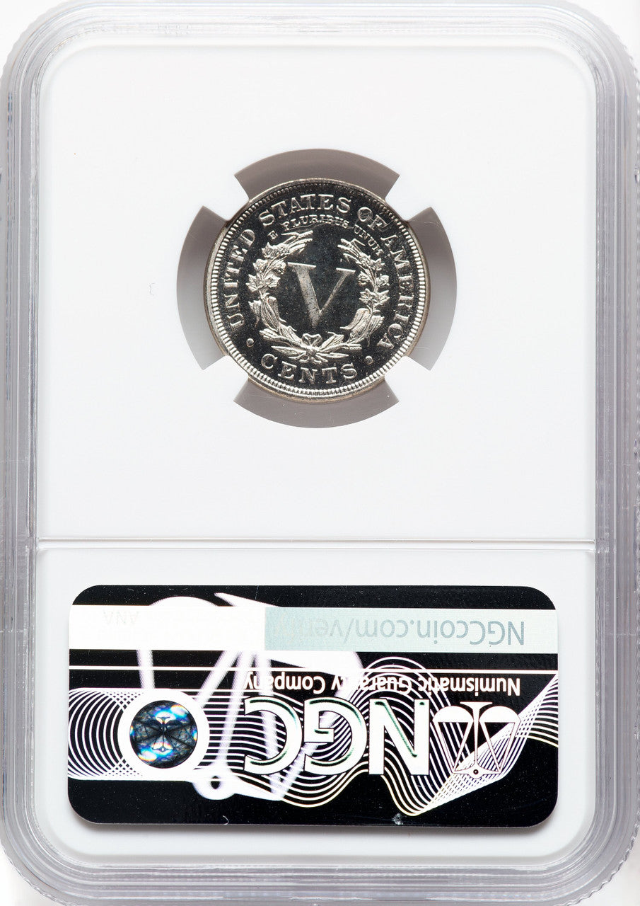 1891 5C Proof Liberty Nickel NGC PR66