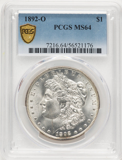 1892-O Morgan Dollar PCGS MS64