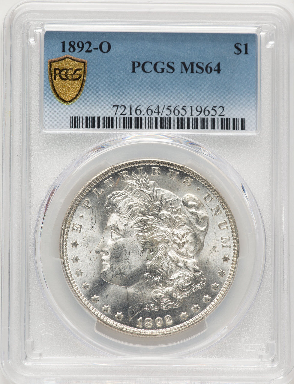 1892-O Morgan Dollar PCGS MS64