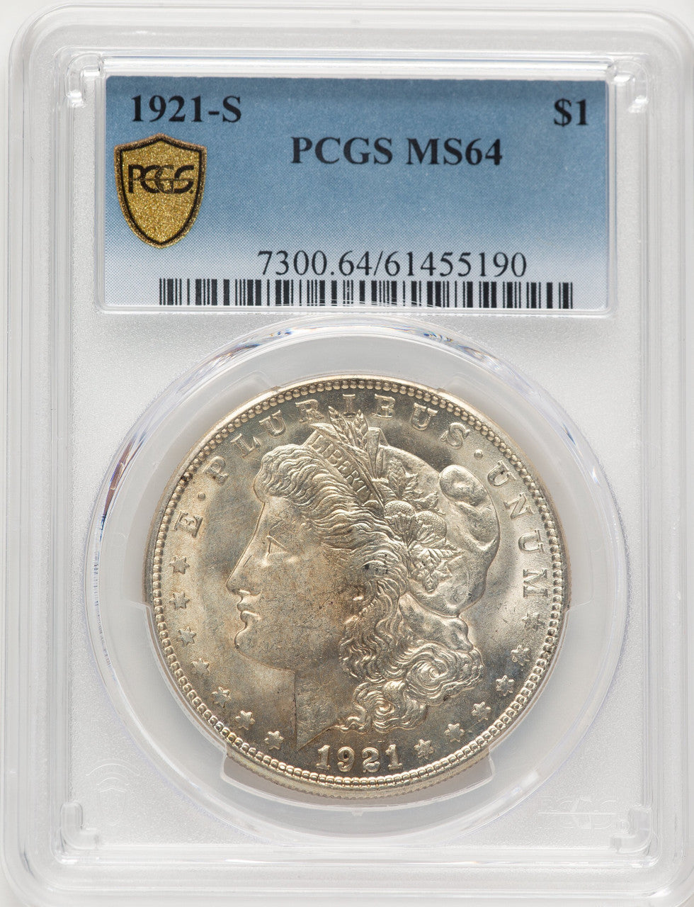 1921-S Morgan Dollar PCGS MS64