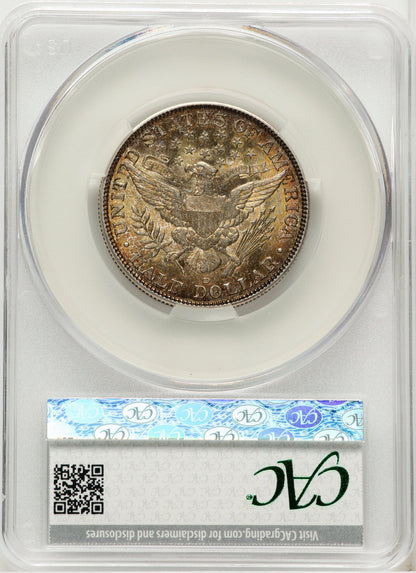 1915-D 50C Barber Half Dollar CACG MS66