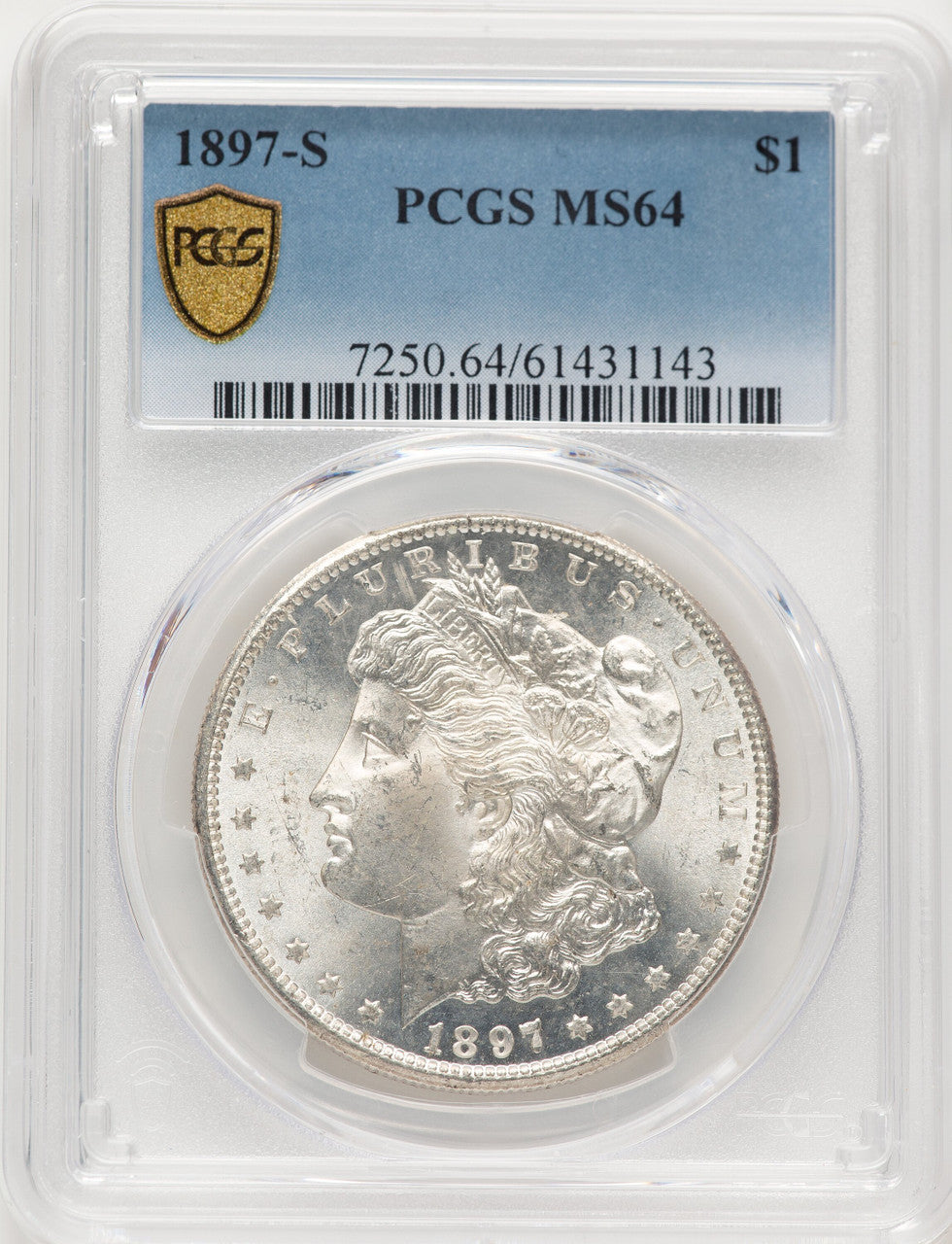 1897-S Morgan Dollar PCGS MS64