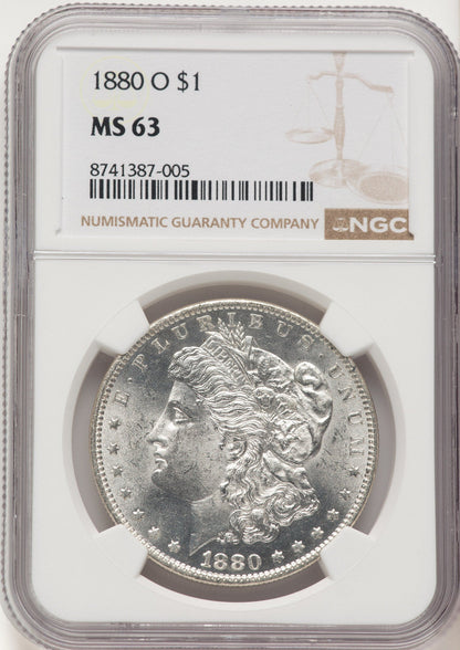 1880-O Morgan Dollar NGC MS63