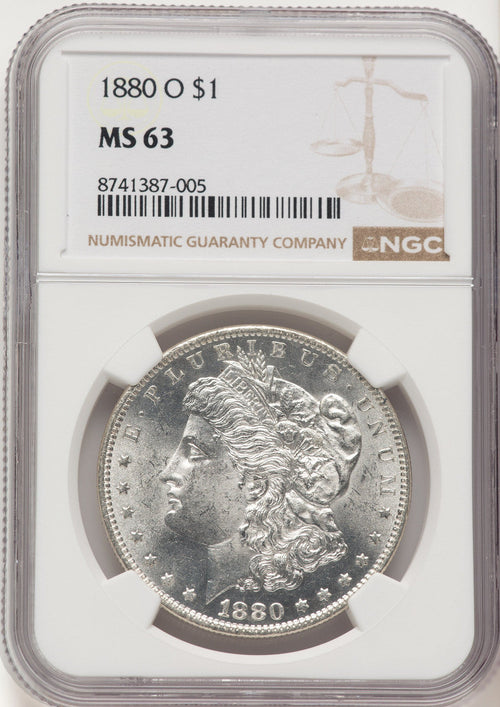 1880-O Morgan Dollar NGC MS63