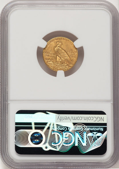 1910 $2.50 Indian Quarter Eagle NGC MS62 (523003007)