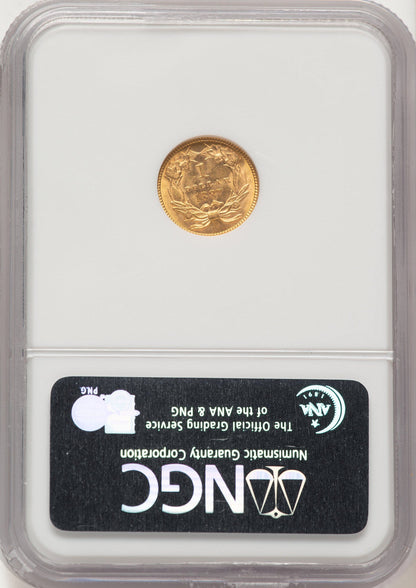 1887 G$1 Gold Dollar NGC MS64