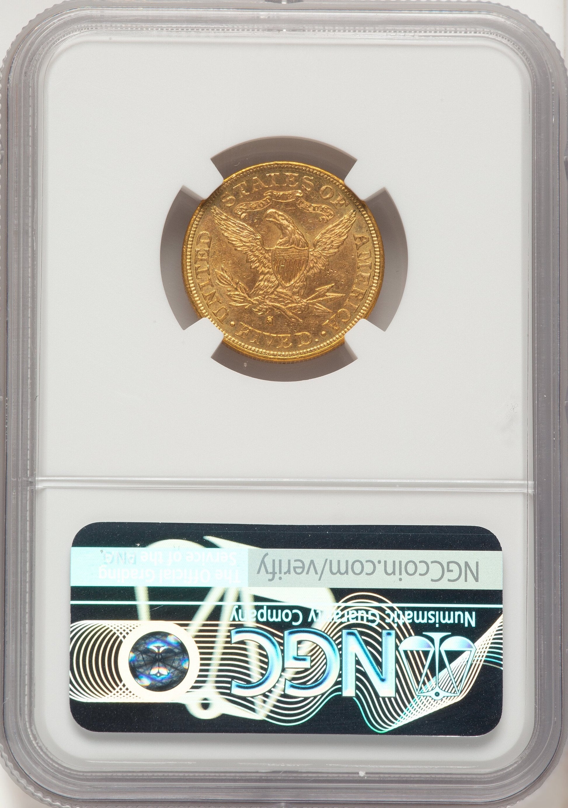 1894-S $5 Liberty Half Eagle NGC MS62