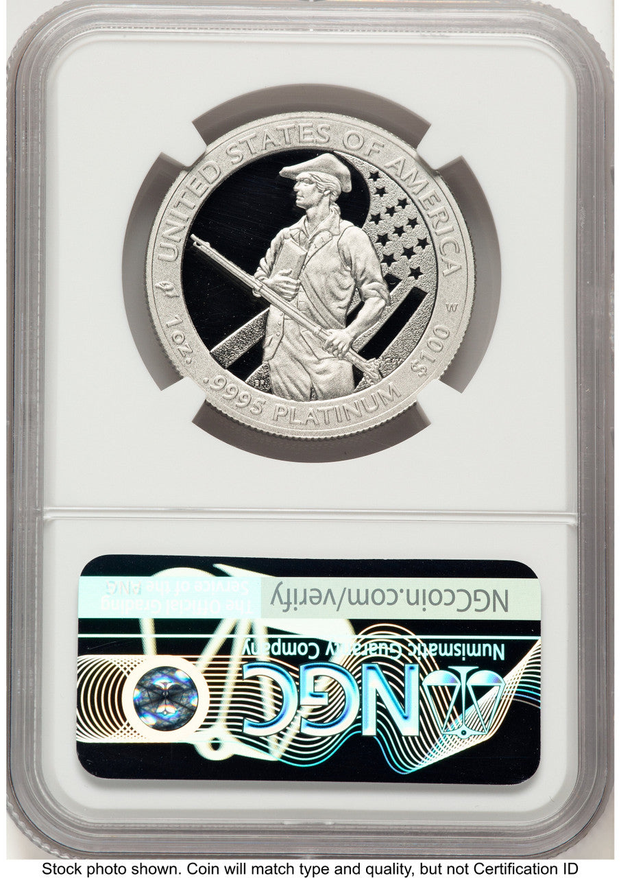2012-W Proof Platinum Eagle 1 oz Celebrating 35 Years Label NGC PF70