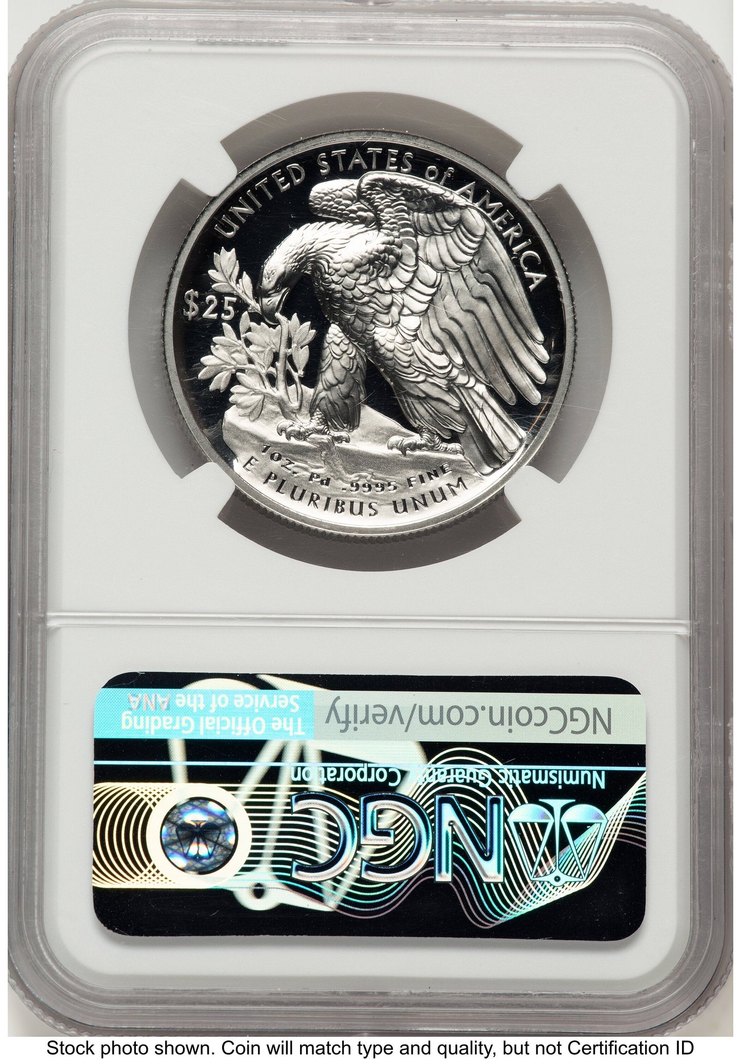 2018-W Palladium Eagle 1 oz 1.00 oz ER Rick Harrison NGC PF70