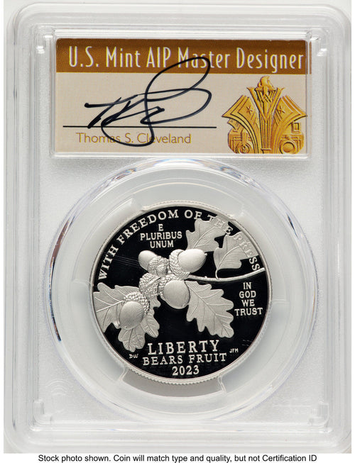 2023-W Proof Platinum Eagle 1 oz FDI Thomas Cleveland Art Deco Denver PCGS PR70