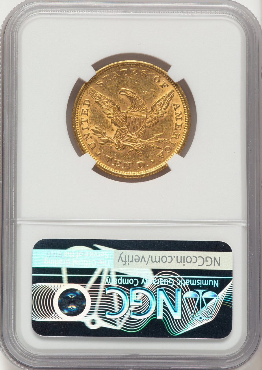 1851 $10 Liberty Eagle NGC AU58