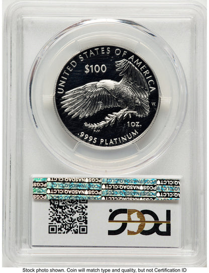 2019-W Proof Platinum Eagle 1 oz Premier Label PCGS PR70