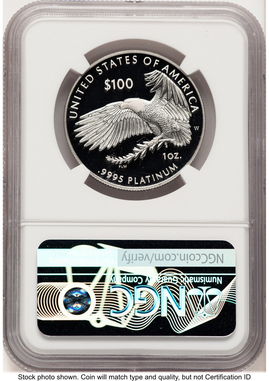 2023-W Proof Platinum Eagle 1 oz ER American Liberty Series Label NGC PF70