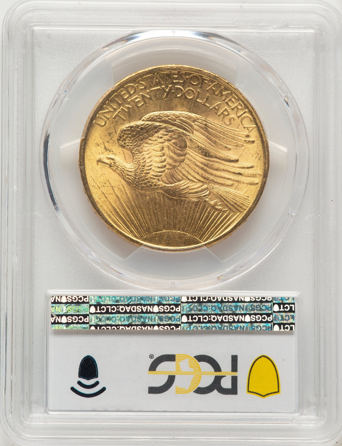1908 $20 NO MOTTO Saint-Gaudens Double Eagle PCGS MS65+