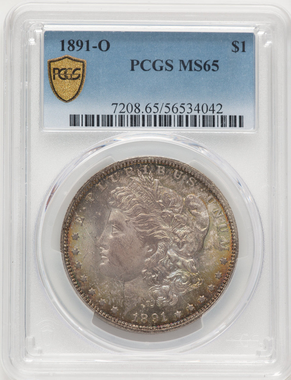 1891-O Morgan Dollar PCGS MS65