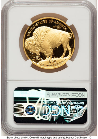 2015-W Proof Gold Buffalo 1 oz Brown Label NGC PF70