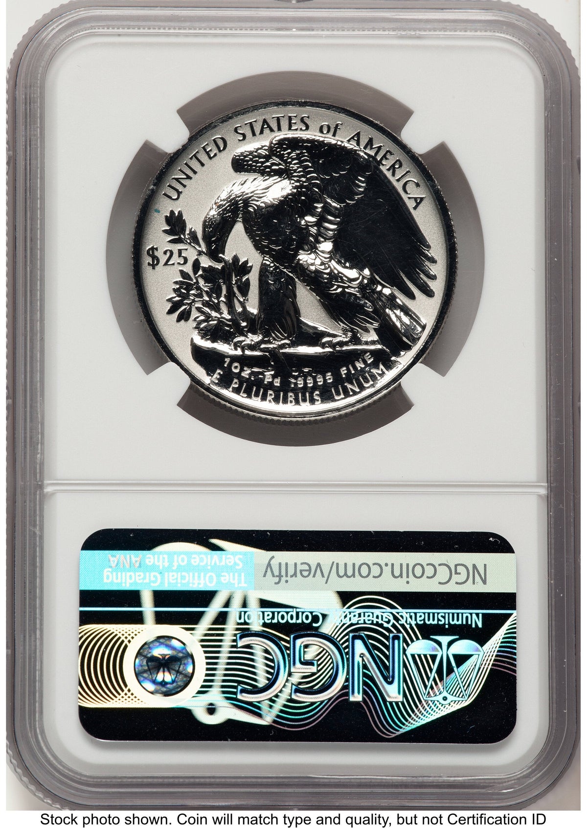 2022-W Palladium Eagle 1 oz REV ER Premier Select Series NGC PF70