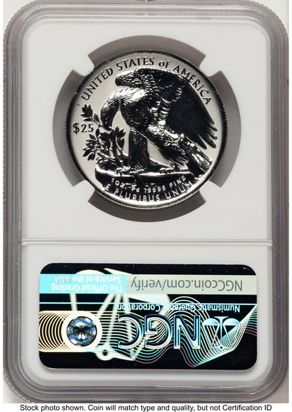 2022-W Palladium Eagle 1 oz REV ER Premier Select Series NGC PF70
