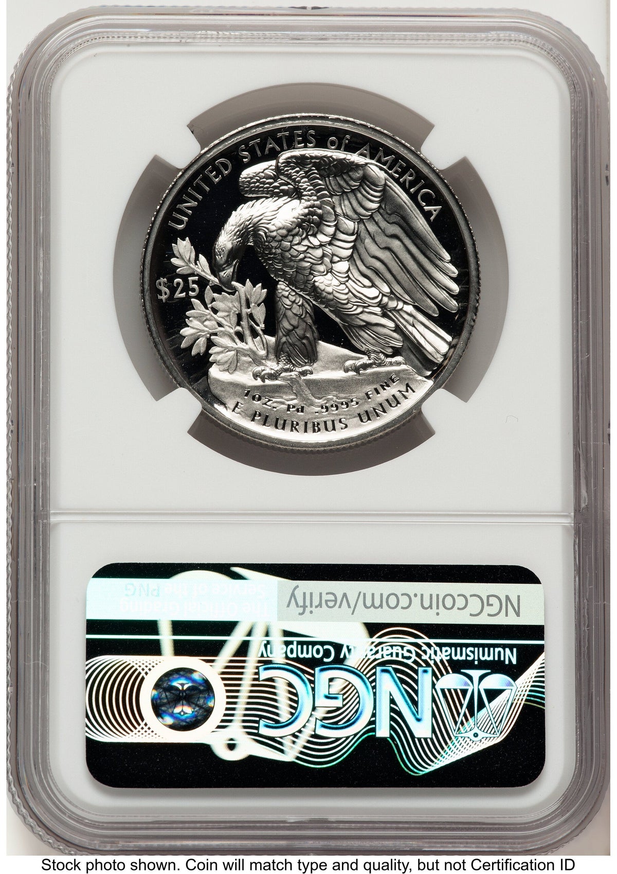2018-W Palladium Eagle 1 oz Red Book NGC PF70