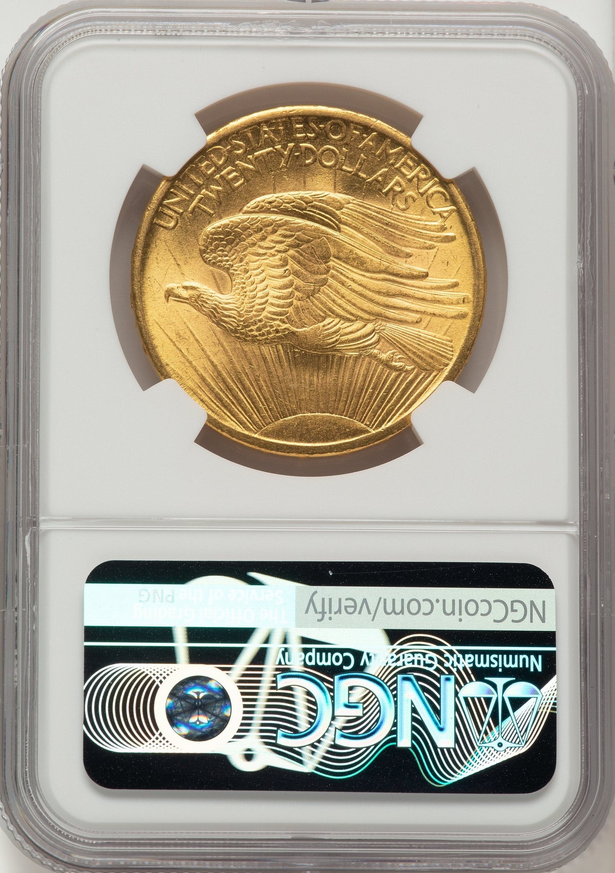 1907 $20 Saint Saint-Gaudens Double Eagle NGC MS63