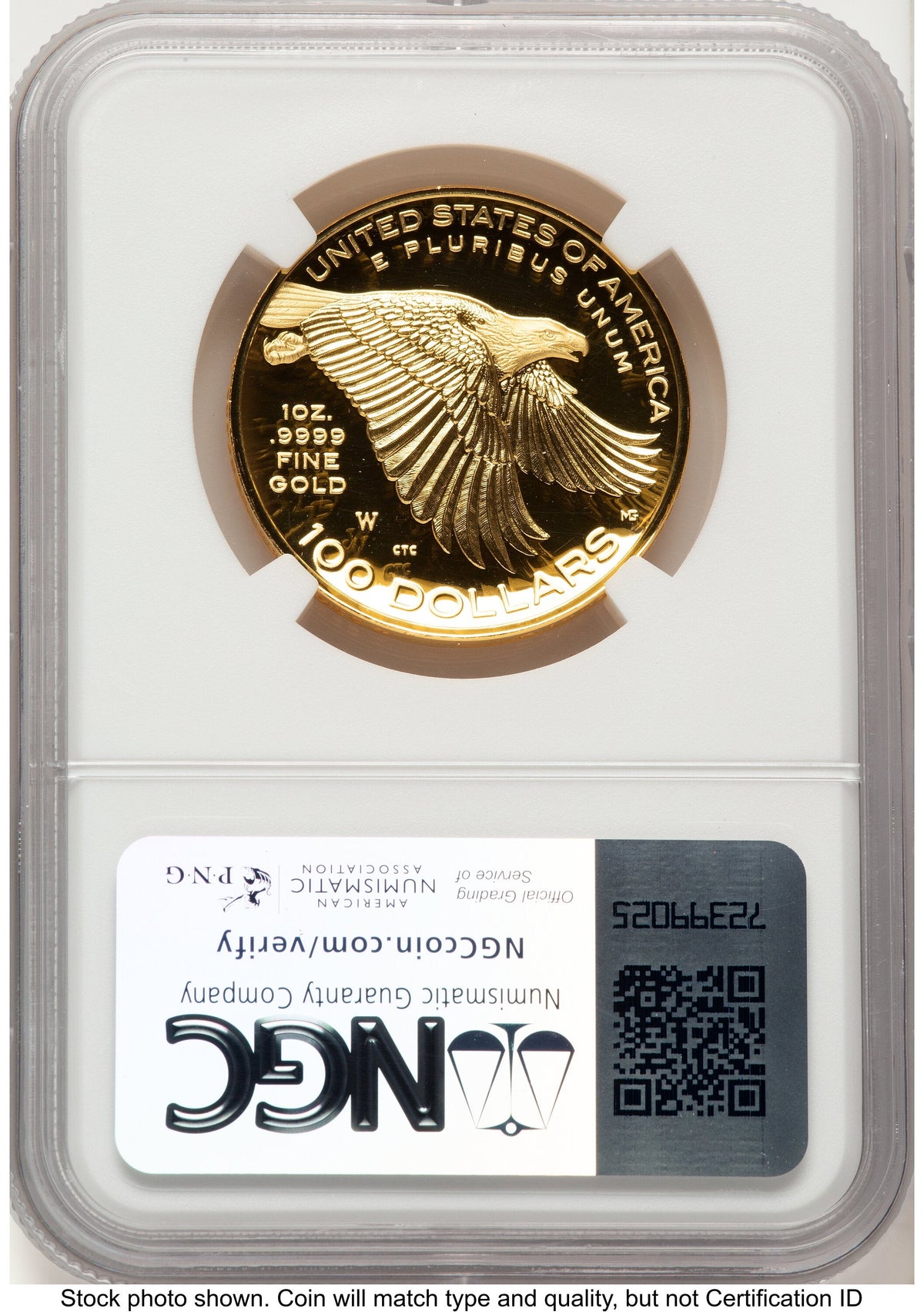 2017-W G$100 American Liberty High Relief 2024 West Point Mint Hoard Bunting Flag NGC PF70