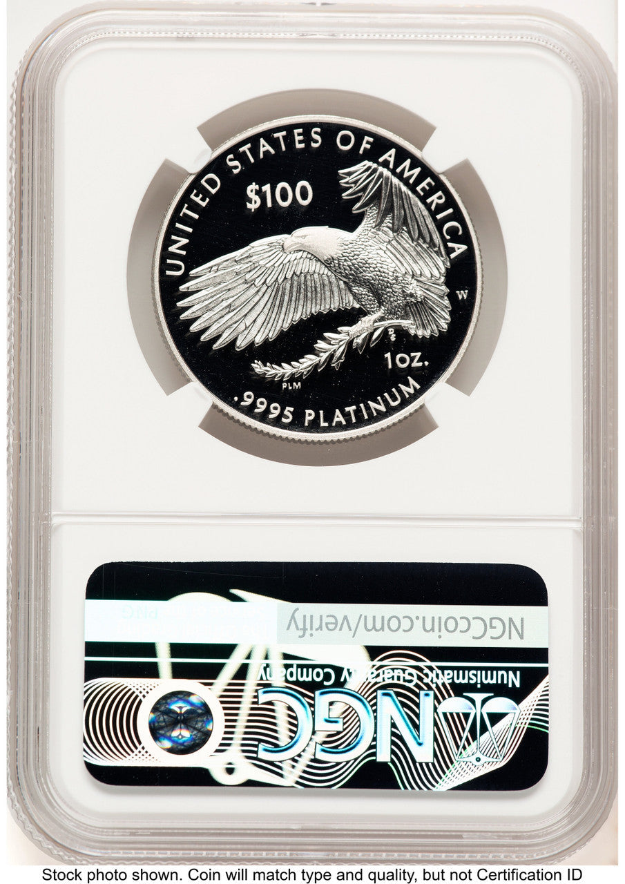 2021-W Proof Platinum Eagle 1 oz Brown Label NGC PF70
