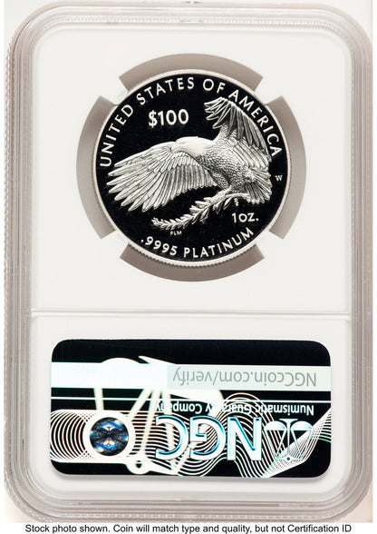 2021-W Proof Platinum Eagle 1 oz Brown Label NGC PF70