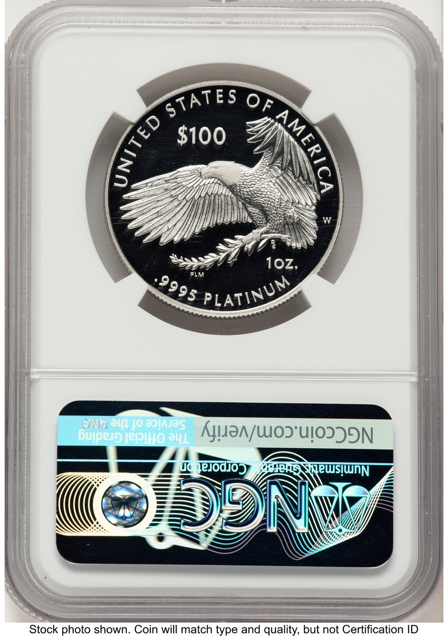 2022-W Proof Platinum Eagle 1 oz NGC PF70 Ed Moy