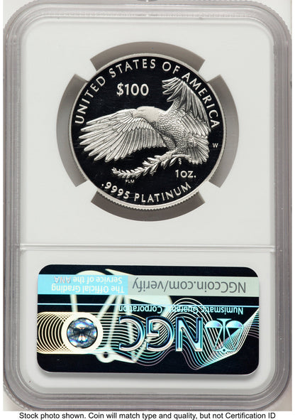 2022-W Proof Platinum Eagle 1 oz NGC PF70 Ed Moy