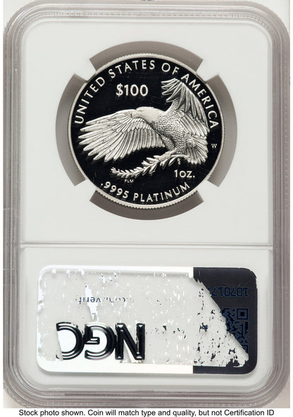 2023-W Proof Platinum Eagle 1 oz Brown Label NGC PF70