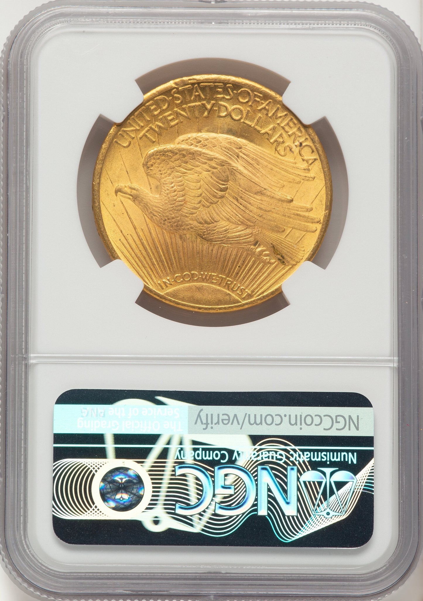 1924 $20 Saint Saint-Gaudens Double Eagle NGC MS66+