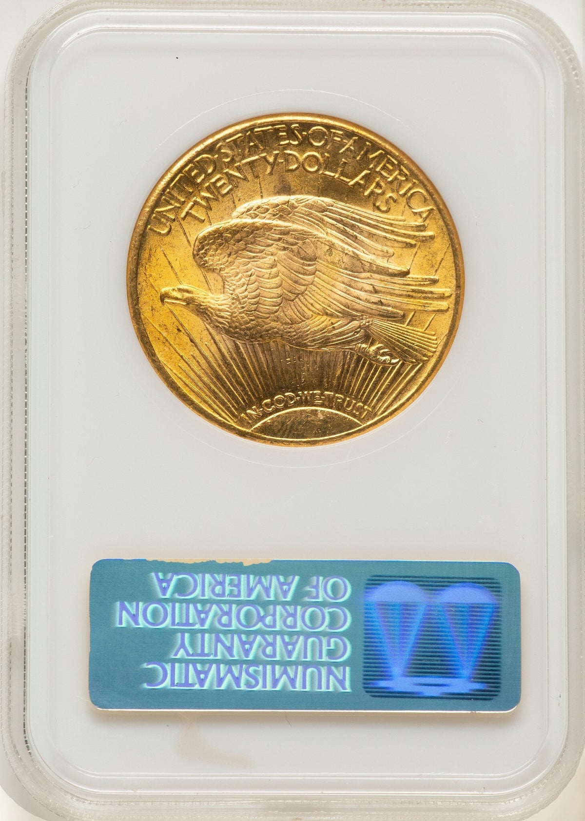 1925 $20 CAC Saint-Gaudens Double Eagle NGC MS65