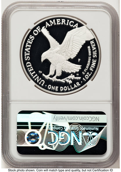 2026-P Proof Silver Eagle Congratulations Set 1 oz FDI Red Book NGC PF70