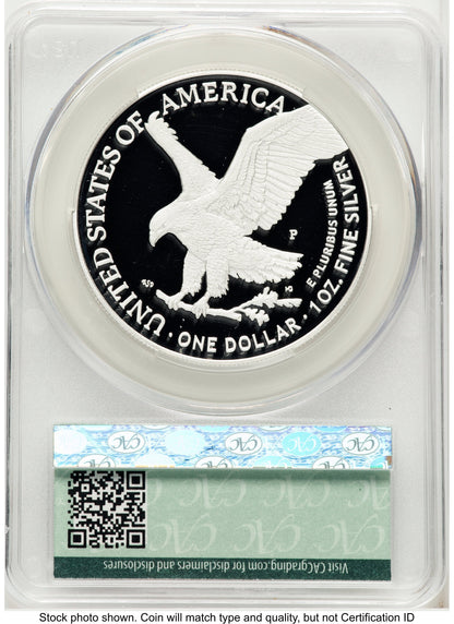 2026-P Proof Silver Eagle Congratulations Set 1 oz Advanced Delivery Ron Drzewucki CACG PR70