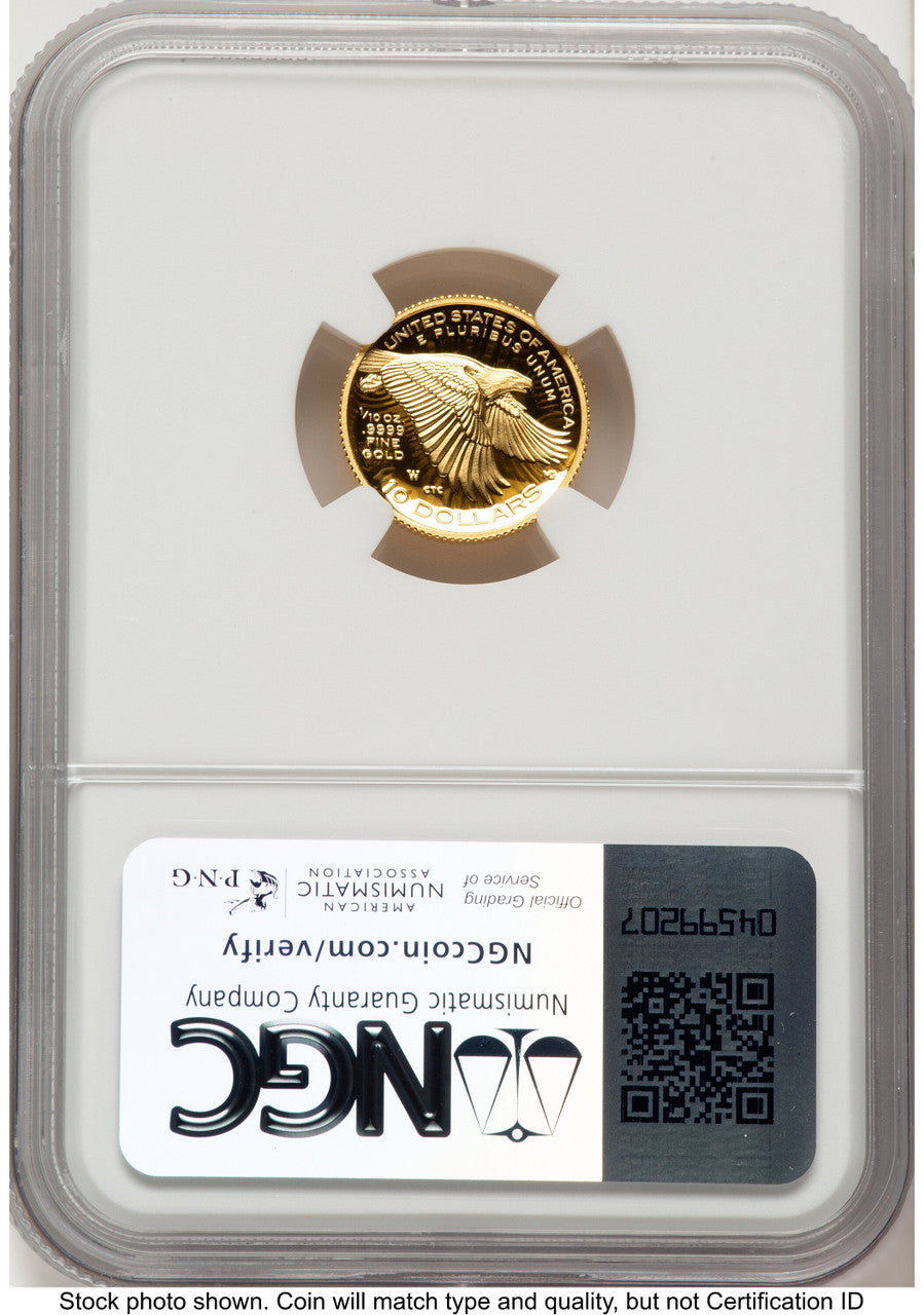 2018-W G$10 American Liberty High Relief 2024 US Mint Auction Red Book NGC PF70