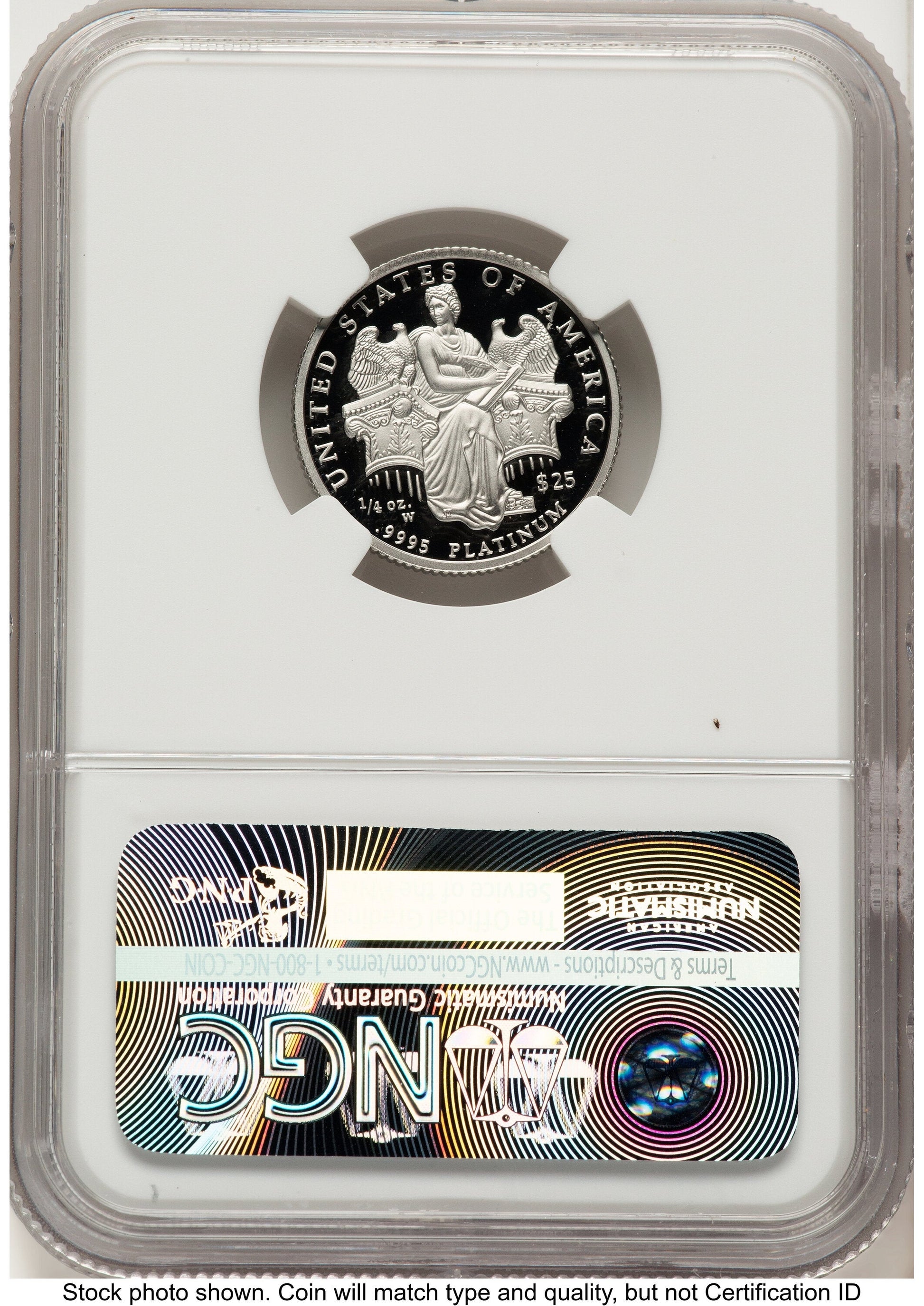 2006-W Proof Platinum Eagle 1/4 oz Mike Castle NGC PF70